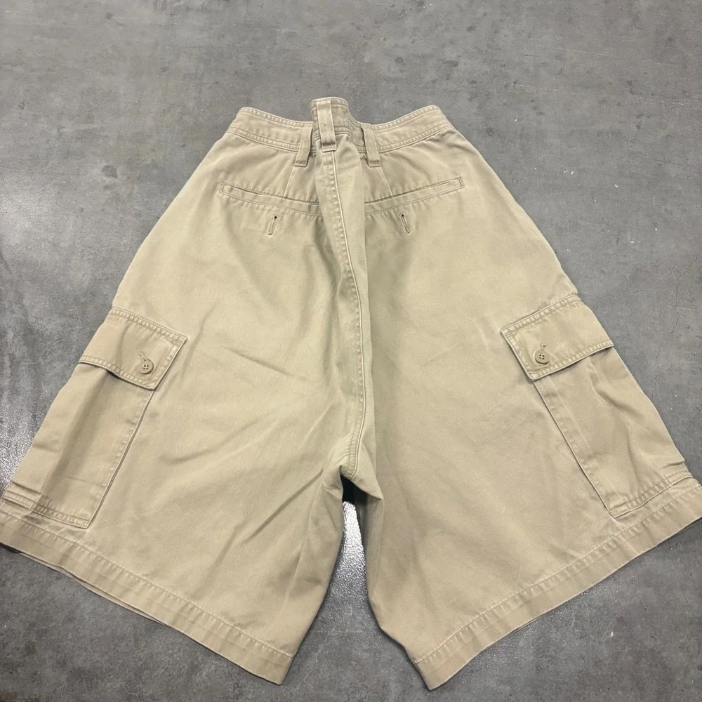 Vintage Y2K/2000s Khakis Mens Tan Cargo Shorts Relaxed Fit Vintage size 36